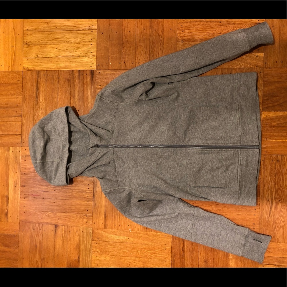 Lululemon grey zip up. Size 8